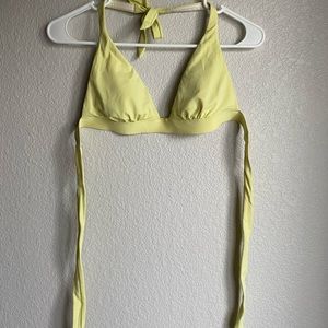 Green Halter Swim Top